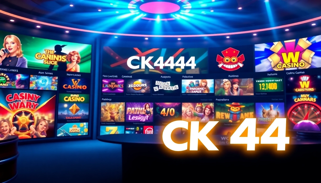 ck444 online gaming platform with colorful slots, live dealer action, and sports betting interface for Bangladesh players.