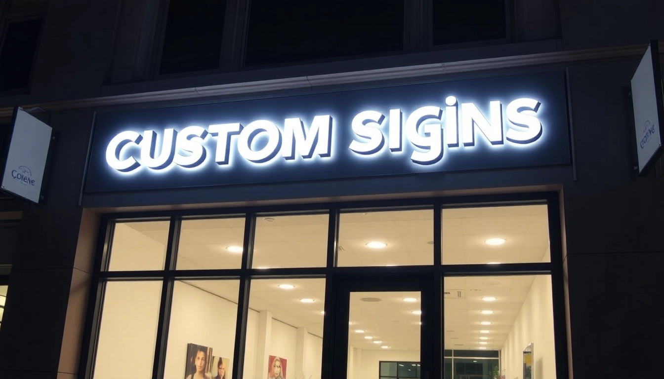 Effective Custom Signs Solutions to Elevate Your Business Visibility