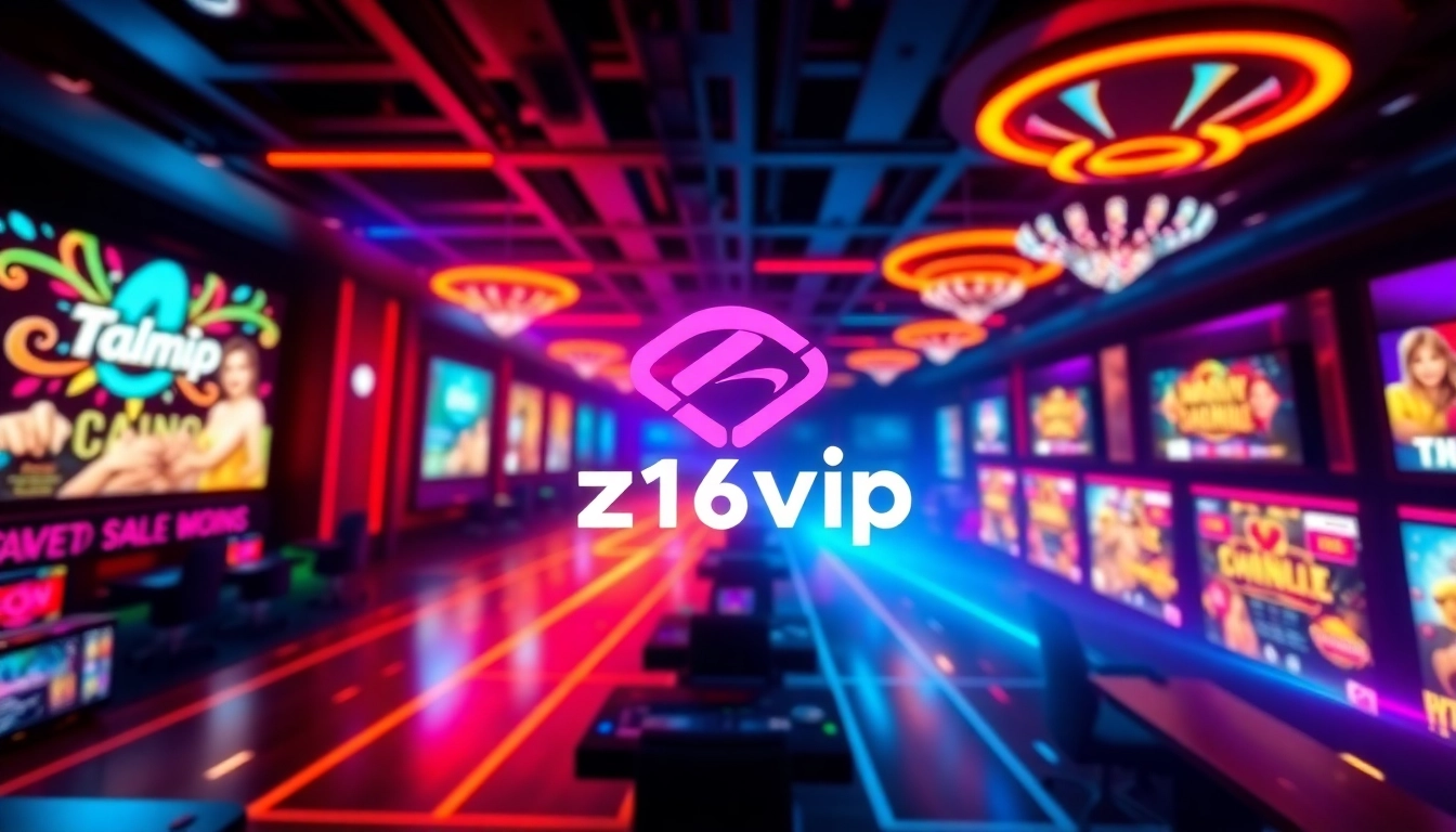 Propel your gaming experience with z16vip through engaging visuals of a sleek, high-tech online