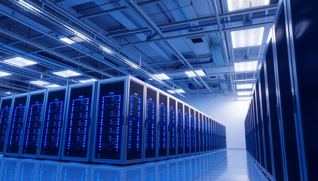 Professional technician upgrading server refurbished hardware in a high-tech data center environment